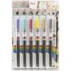 Pentel Арт-кисть-перо Color Brush Pen, набор из 24 цветов, сменные картриджи в подарок XGFL24-AMZ