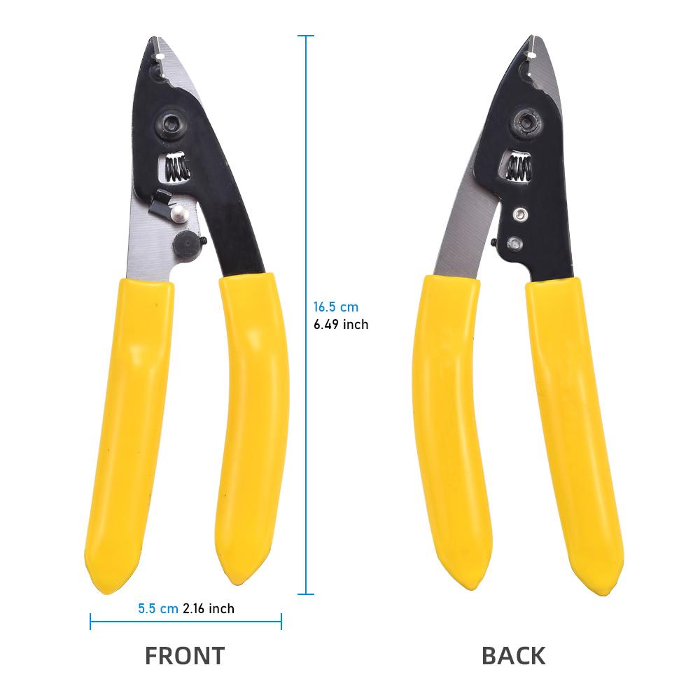 FTTP Трехпортовый оптоволоконный инструмент для зачистки кабеля Инструменты для зачистки проводов FTTH Инструменты для зачистки оптических кабелей