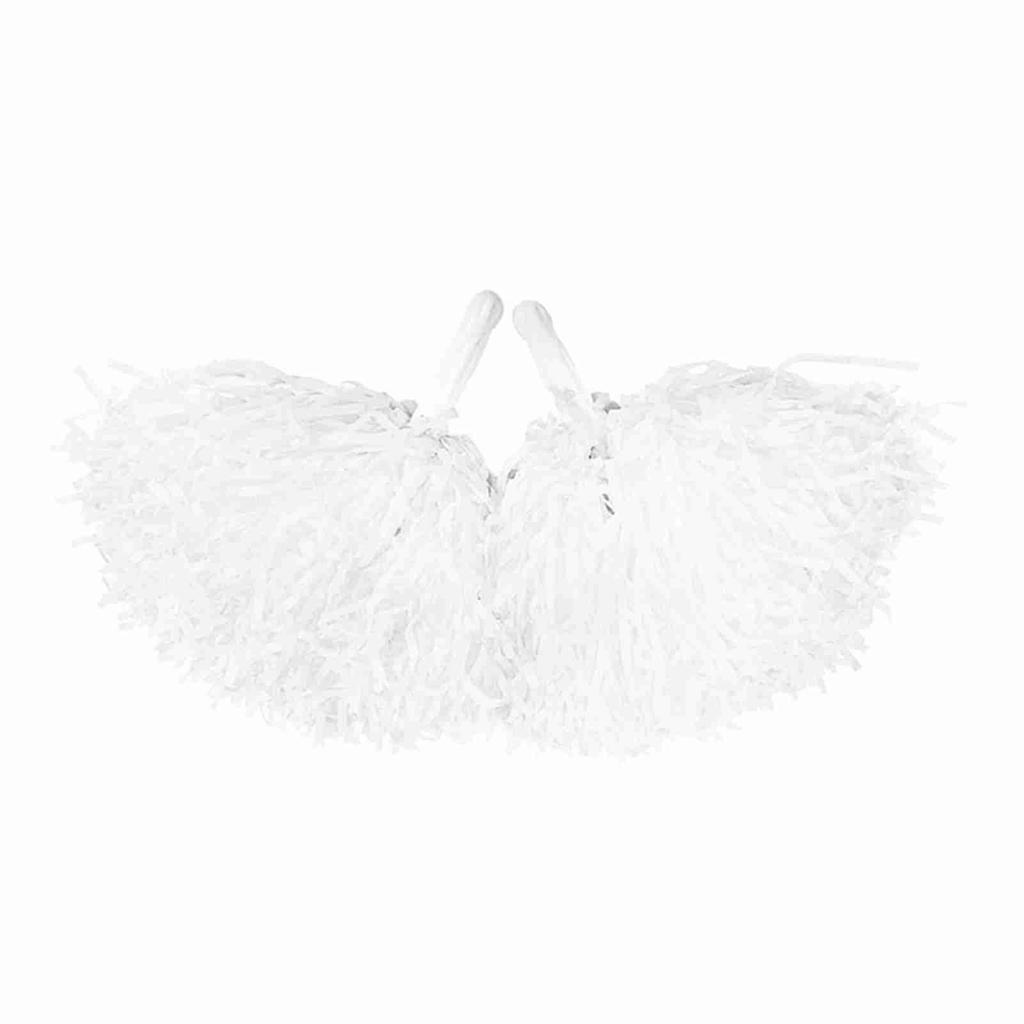 Полезные помпоны для болельщиков, аксессуары для спортивных вечеринок и танцев (белый)