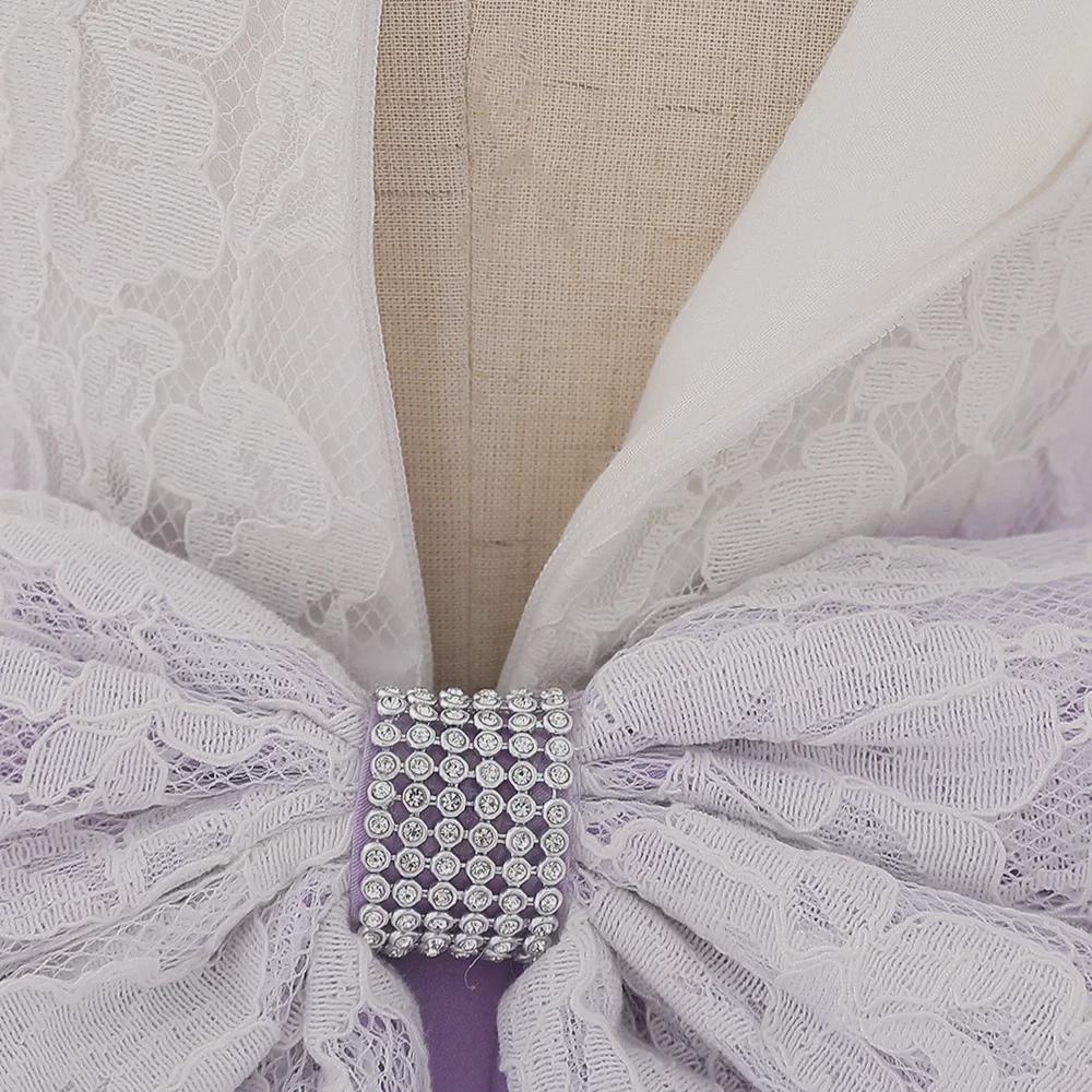 Платье для крещения Baby Princess с кружевом и бантом для девочек от 1 до 3 лет