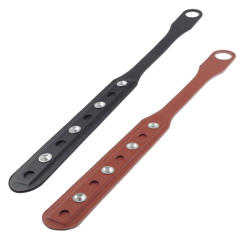 Adjustable PU Leather Cello Endpin Holder Spikes Floor Protector Endpin Stopper for Home End Pin Rest Cello Non-slip Pad