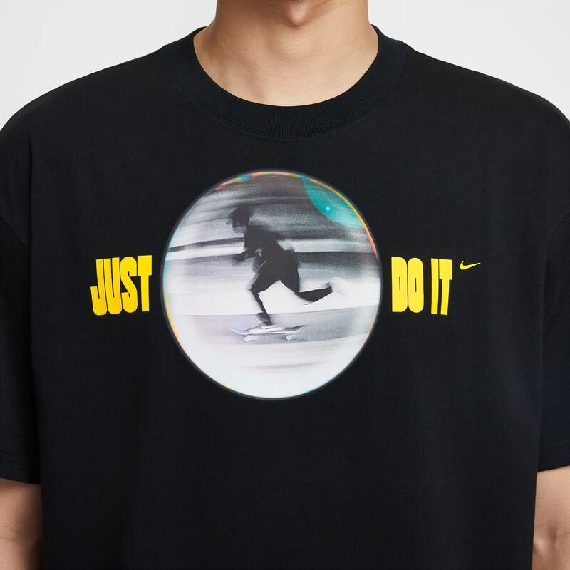 Nike Мужская футболка SB Just Do It Черная IV5614-010