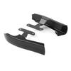 Black Metal Motorcycle Rear Fender Bracket Filler Panel (1 Pair) Suitable for Ha