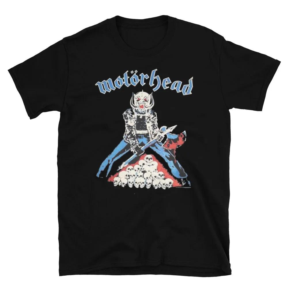 Unisex Short Sleeve Crew Neck Cotton T Shirt Motorhead