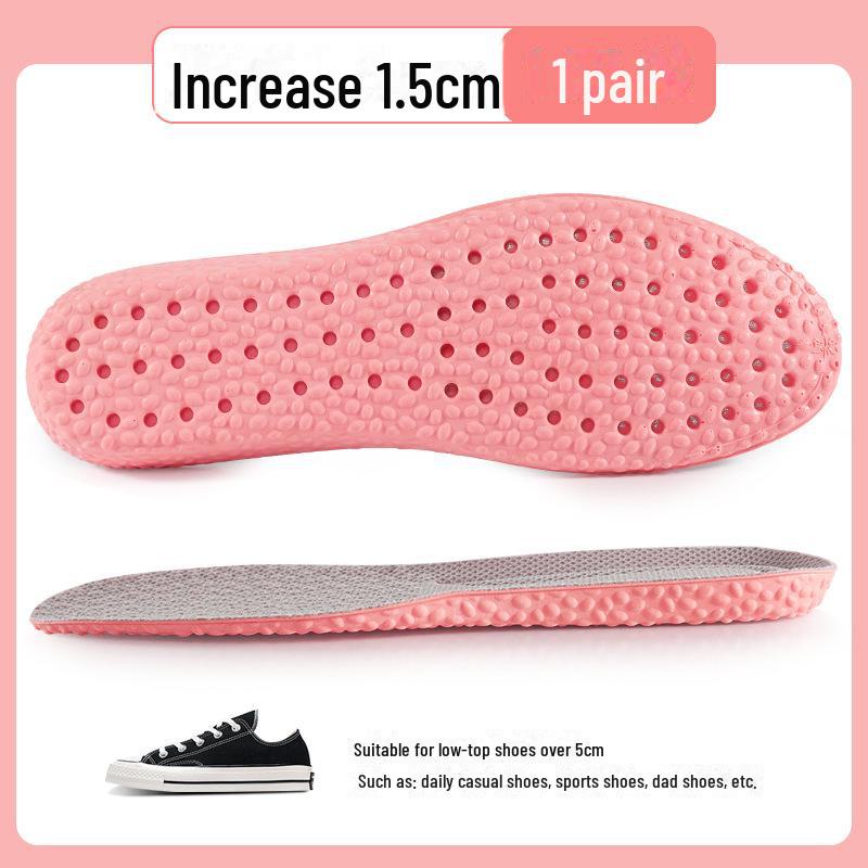 Stealth Comfort Insoles: Invisible Height Boost, Shock Absorption, Sweat Deodorizing for Men’s and Women’s Sports & Martin Boots AJ1
