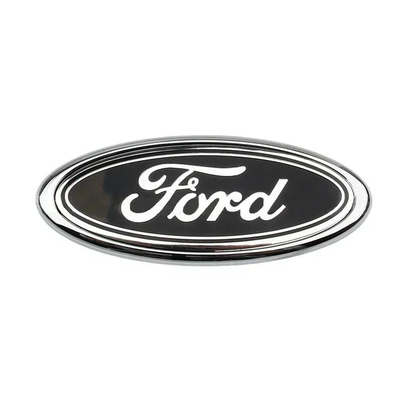 11.5X4.5cm Car Body Rear Logo Sticker Emblem for Ford Fusion Ranger Kuga Fiesta Mustang Edge Escape Mondeo j104 Focus Roush
