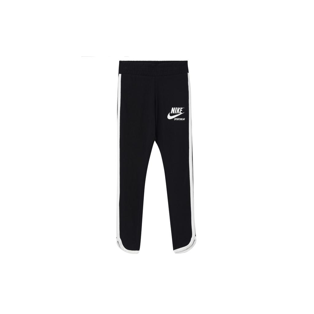 Новые вязаные спортивные брюки Nike женские черные AT5443-010
