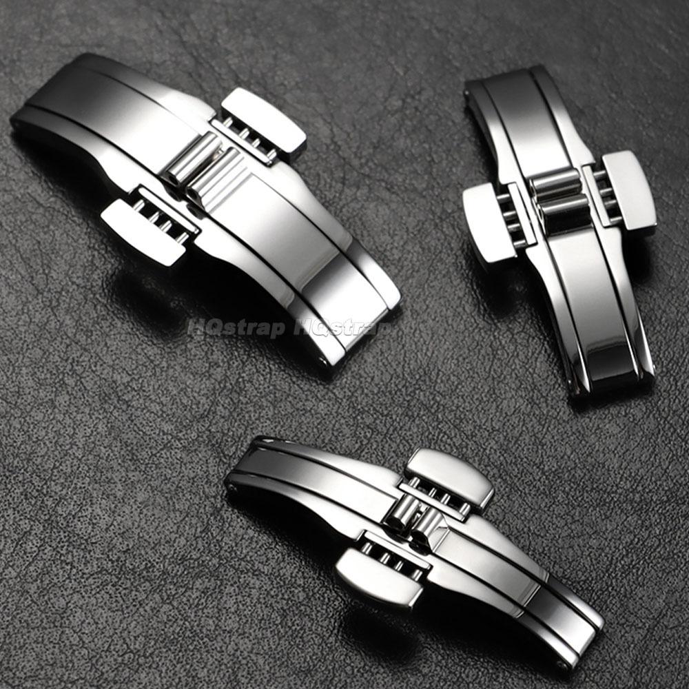 Пряжка для часов из нержавеющей стали для Tissot 1853 T035617 T035439 Кнопка ремешка часов Застежка Двойная застежка-бабочка Аксессуары