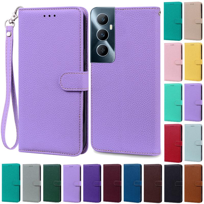 Для Realme C65 Чехол Кожаный Кошелек Книжка Чехол для Телефона Для Realme C65 4G Coque Fundas Для Oppo Realme C65 Чехол для Телефона