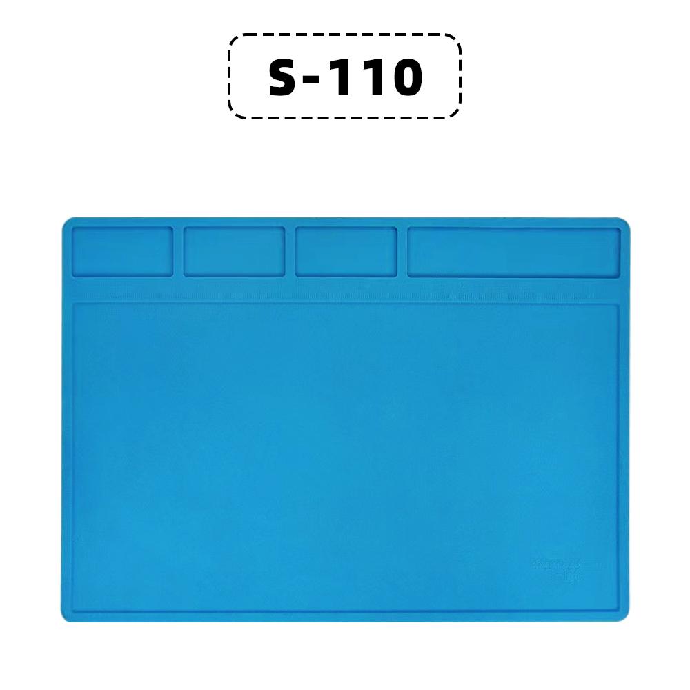 Silicone Soldering Pad Insulation Heat-Resistant Soldering Station Silicon Soldering Mat Work Pad Electronic Phone Watch Repair