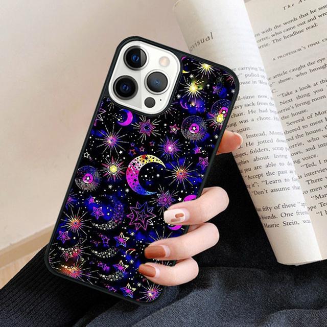 Чехол для телефона Звезда Солнце и Луна Для iPhone 17 Air 16 15 14 plus 11 12 13 pro max coque Оболочка Fundas