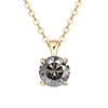 JoyceJelly Classic Four Prong 1ct Moissanite Necklace Women's 925 Silver Plated Gold Pendant Luxury Fine Jewelry