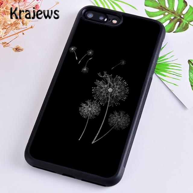 Krajews Dandelion Flower Flying Phone Case Cover For iPhone 17 Air 16 15 14 plus 11 12 13 pro max Plus coque Fundas