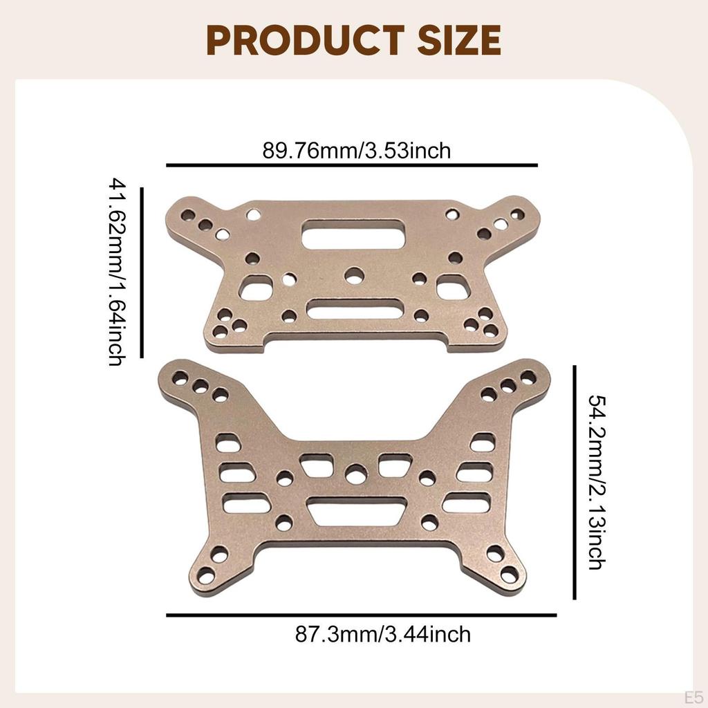 Front & Rear Shock RC Car Parts for 1/7 7303 7304 Replacement Hobby Vehicles Upgrade Mounts