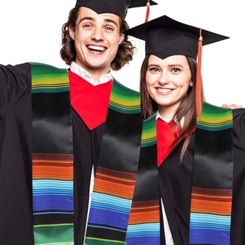 Graduation Honor Stole 71/67inch Length Graduation Sash Choral Stoles Mexicos Sash for Graduation 2024 Ceremony Sash