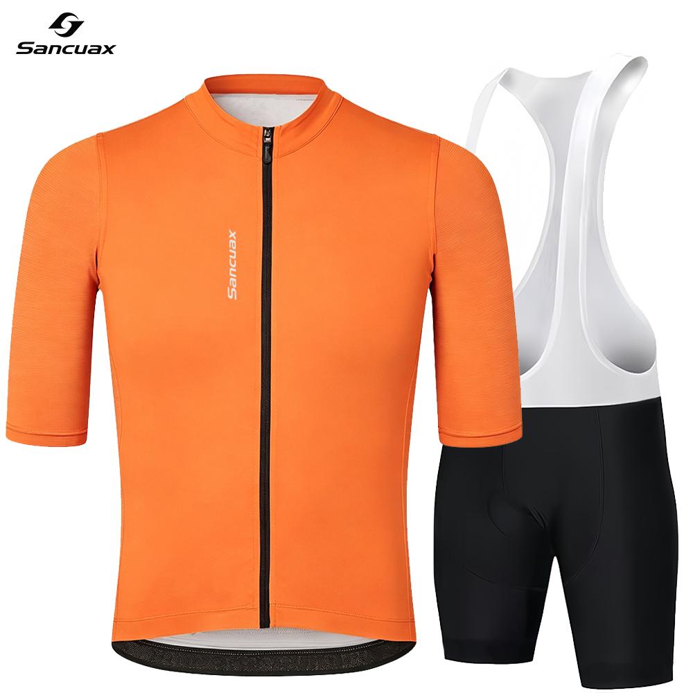 Men's  Bicycle Short-Sleeved Shorts Suits Breathable Quick Dry Road Bike Clothing with Pockets 2026 Summer Breathable Cycling Suit Set