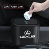 2026 Hot Interior Stickers Car Trash Can Storage Box Vehicle Multifunctional Garbage Dust Case For Lexus RX 300 IS 250 300 GX 40