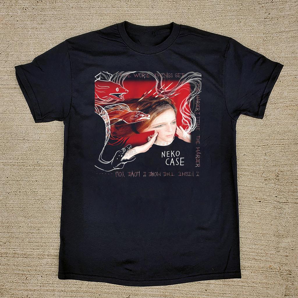 Neko Case WORSE THINGS GET T Shirt Black All Size S-5Xl Unisex T-Shirt