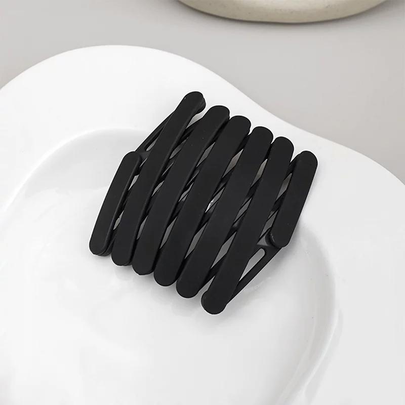 Портативная складная повязка для волос для женщин, нескользящая повязка на голову, повязка для мытья лица, аксессуары для волос для девочек, выдвижная повязка на голову