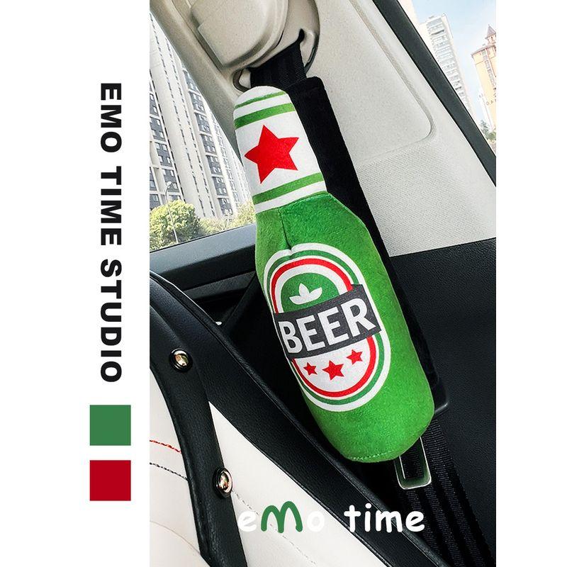 Emo Original Cheers Beer Car Seat Belt Shoulder Cover Personalized Car Accessories Shoulder Pad Anti-Wear Universal