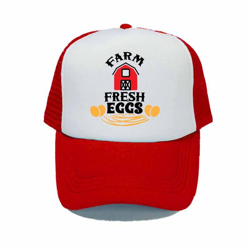 Кепка Snapback для свежих яиц, органическая фермерская яичная шляпа дальнобойщика, регулируемая солнцезащитная шляпа для фермеров и куриц, YY320