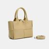 Simple Fashion Casual Handbag Large Capacity Cowhide Woven Tote Bag Diagonal Span Bag