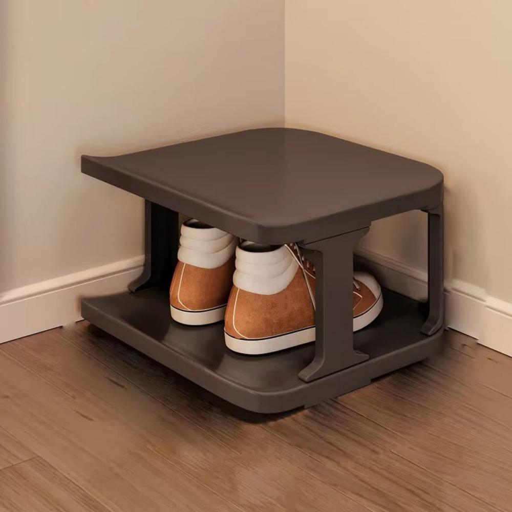 Штабелируемый органайзер для хранения обуви Съемные многоуровневые шкафы для обуви Вертикальная угловая полка для обуви