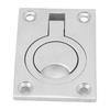 4 Pcs 63x44mm Square Flush Pull Ring Handles 316 Stainless Steel Hidden Recessed Hatch Locker Cabinet Handle