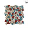 30x30 см Цветная Керамическая Мозаика из Гальки Плитка для Бассейна с Горячими Источниками, Плитка для Рыбьего Пруда, Фрагменты для Туалета, Нескользящий Лист Плитки, Декор для Пола и Стен, Сделай Сам