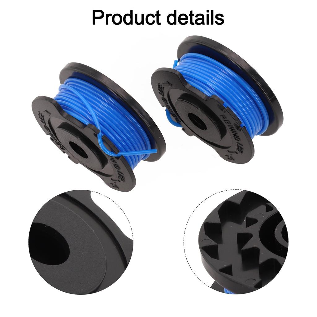Для газонокосилки LAWNMASTER CLGT2410 CLGT2412 CLGT2425S01 Совместимая катушка и леска для триммера с 6-метровой леской 0,5 мм Запасные части
