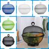 With Lid Mesh Fruit Basket Iron Vegetable Cover Creative Kitchen Drain Basket  Household