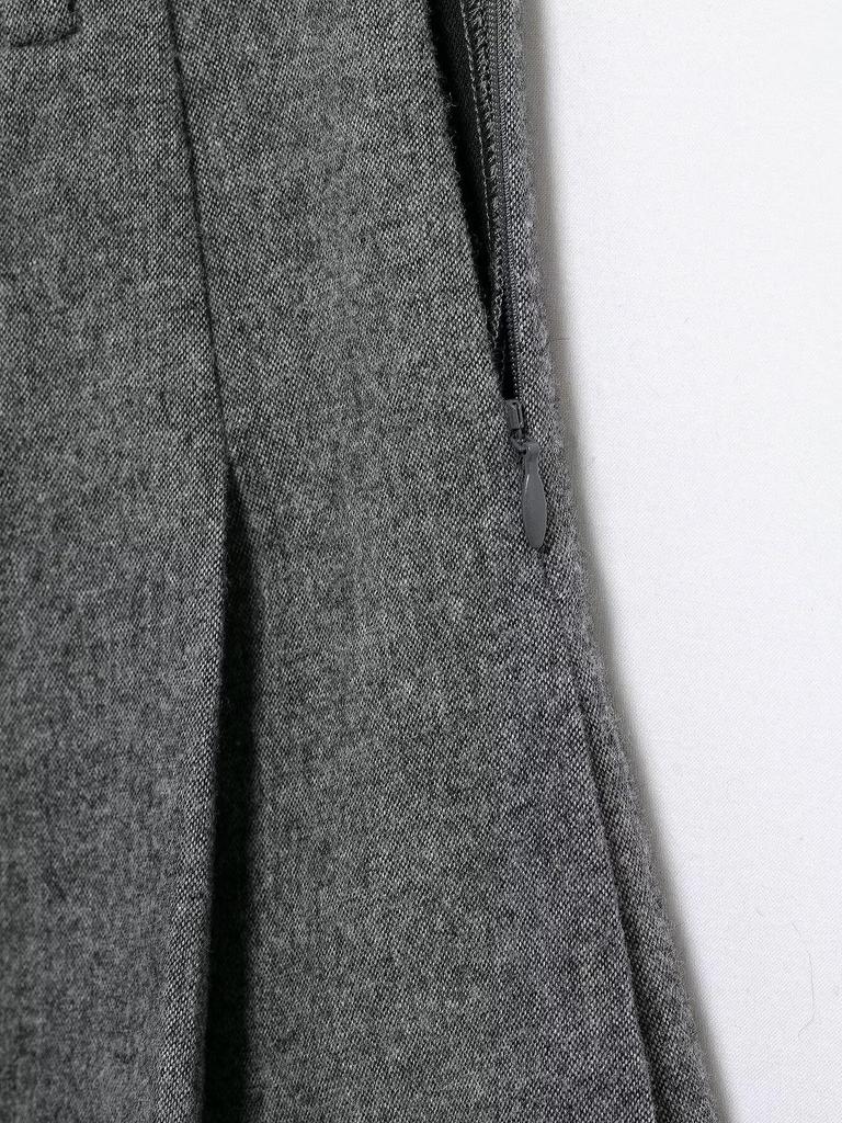 TAOP&ZA Весенний женский элегантный комплект: пальто с круглым вырезом и длинными рукавами и широкая плиссированная юбка миди с завышенной талией