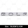 RSQ1 VW 2026 Hot 3D Metal Rear Trunk Emblem Decal Car Stickers For Volkswagen VW Golf Badge MK4 MK5 MK6 MK7 MK8 Golf 5 6 7 8 Decaorat
