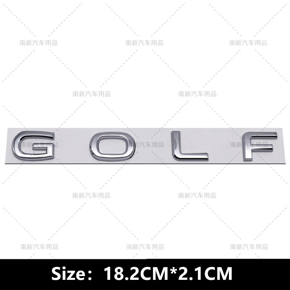 RSQ1 VW 2026 Hot 3D Metal Rear Trunk Emblem Decal Car Stickers For Volkswagen VW Golf Badge MK4 MK5 MK6 MK7 MK8 Golf 5 6 7 8 Decaorat