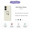 For Xiaomi Redmi Turbo 4 5G/Poco X7 Pro 5G Case Black Love Pattern Printing Straight Edge TPU Phone Back Cover