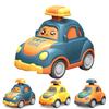 1/3 шт., детская мультяшная игрушка-машинка с эффектом «Press Go», инерционный привод, тянущая назад, детская модель транспортного средства, обучающая игрушка-грузовик для малышей, мальчиков и девочек, подарок