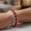 Bohemian Charm Rhinestone Bracelet Luxury Decoration Sparkling Bracelet Bangle Crystal Women's Bracelet Girls
