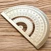 Painting Stationery Students Drawing Tools Metal Ruler Triangle Ruler Straight Ruler Brass Ruler