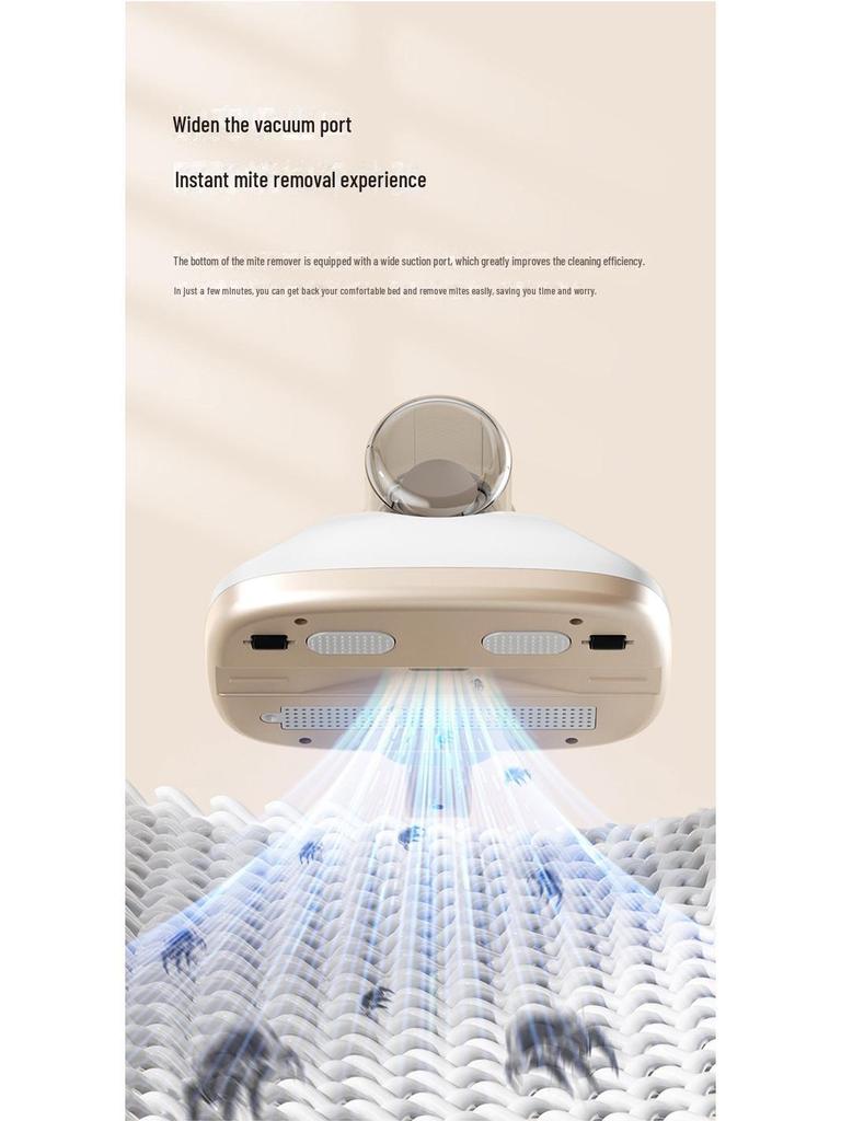 Беспроводной ручной пылесос 3 в 1 с УФ-удалением клещей для дома и автомобиля