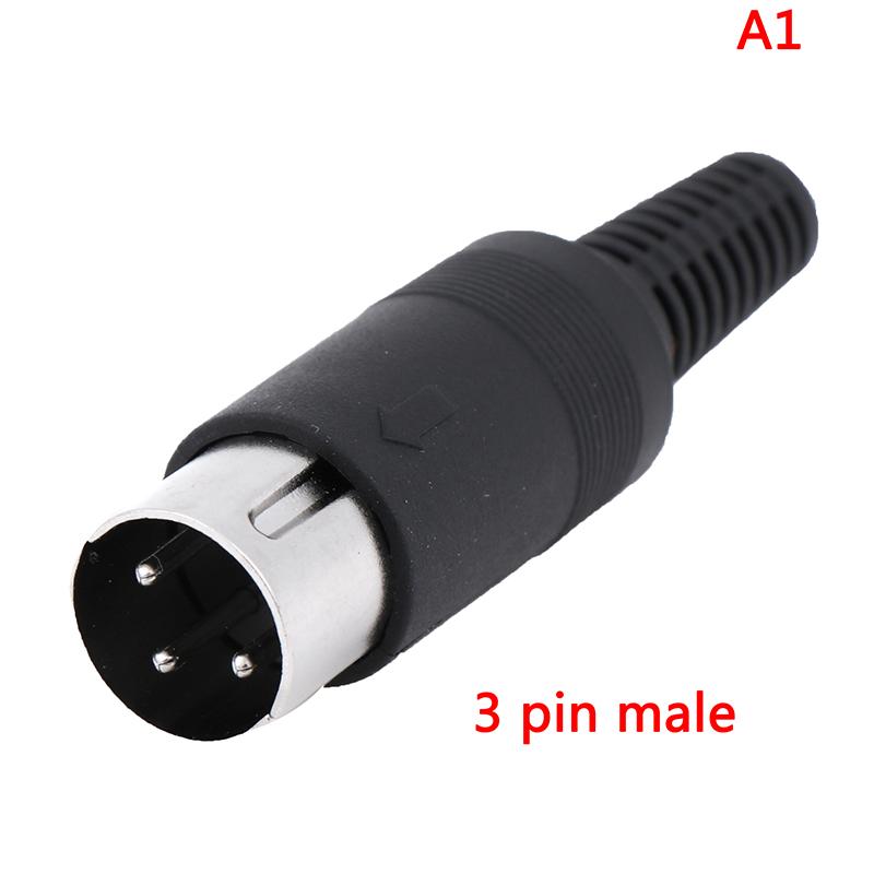 DIN Plug Socket Connector 3/4/5/6/7/8 PIN Male/Female Chassis Cable Mount