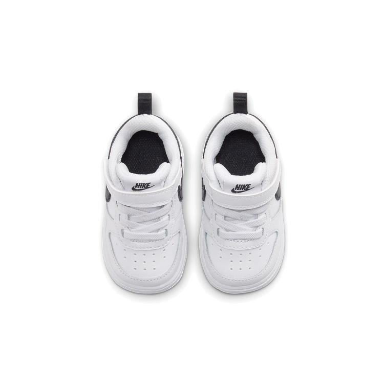 (ТД) Nike Court Borough Low 2 'Белый Черный' Детские BQ5453-104