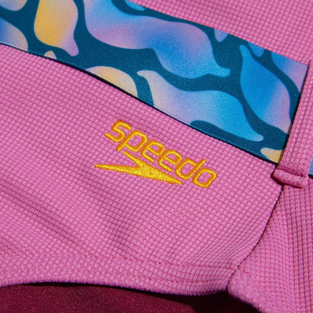 Speedo Женский/Дамский Цельный Купальник с Поясом и U-образной Спиной