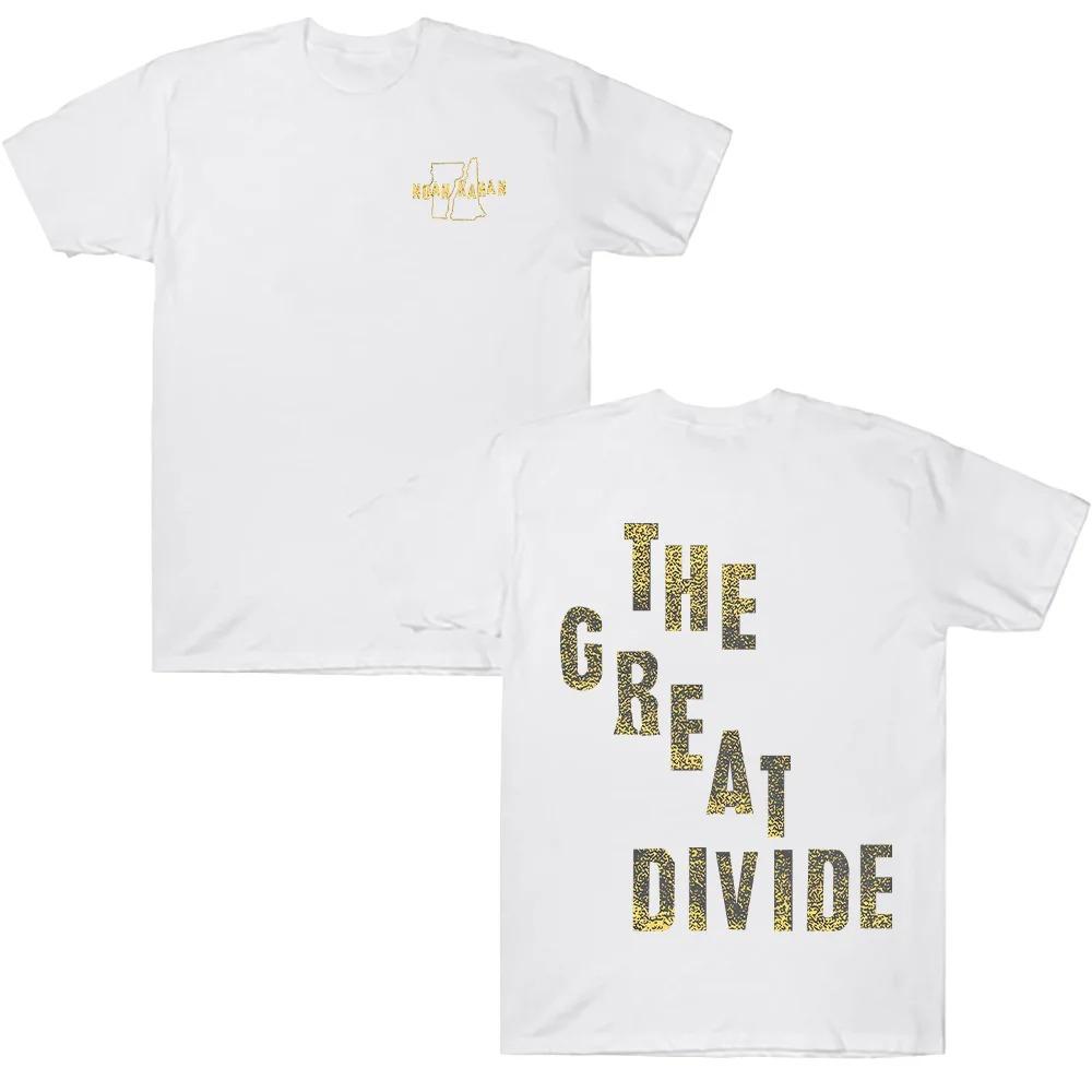 Винтажная футболка с принтом The Great Divide Tee Мерч Ноа Кахана Футболки Женские Унисекс Мода Повседневные Хлопок Короткий рукав Круглый вырез Топы Y2K