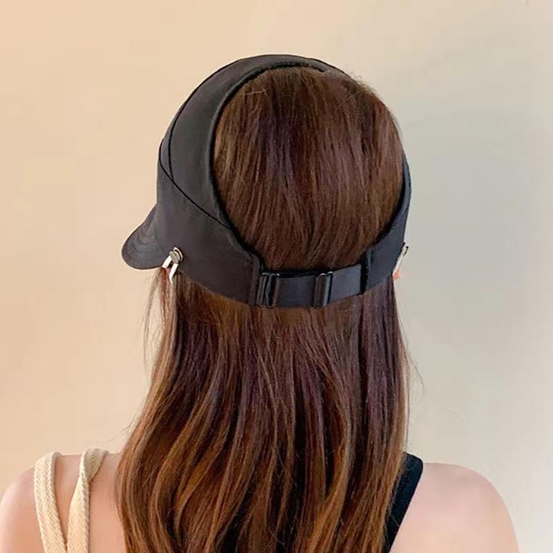 1Pc Women'S Visors Sun Protection Hats Creative Face Mask Hook Design Hats Product Summer Sun Hat Apparel Accessorie