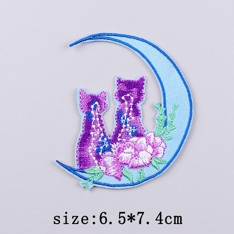 Mushroom Patch Iron On Patches For Clothing Thermoadhesive Patches On Clothes Natural Cartoon Embroidery Patch For Clothes Badge