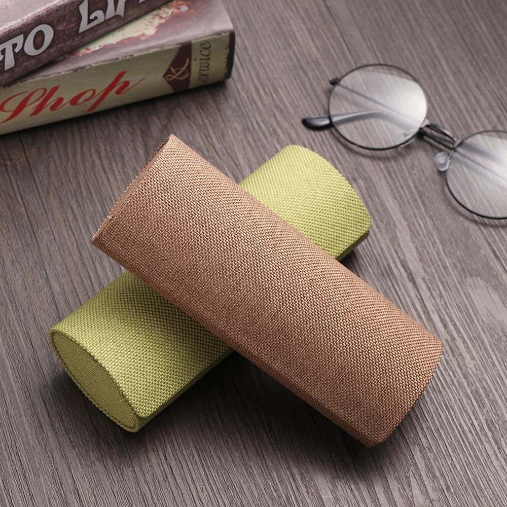 Handmade Pouch Bag Folding Eyewear Case Spectacle Case Sunglasses Protector Oval Glasses Box