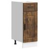 VidaXL Armoire de cuisine Porto chêne fumé bois d'ingénierie 853942