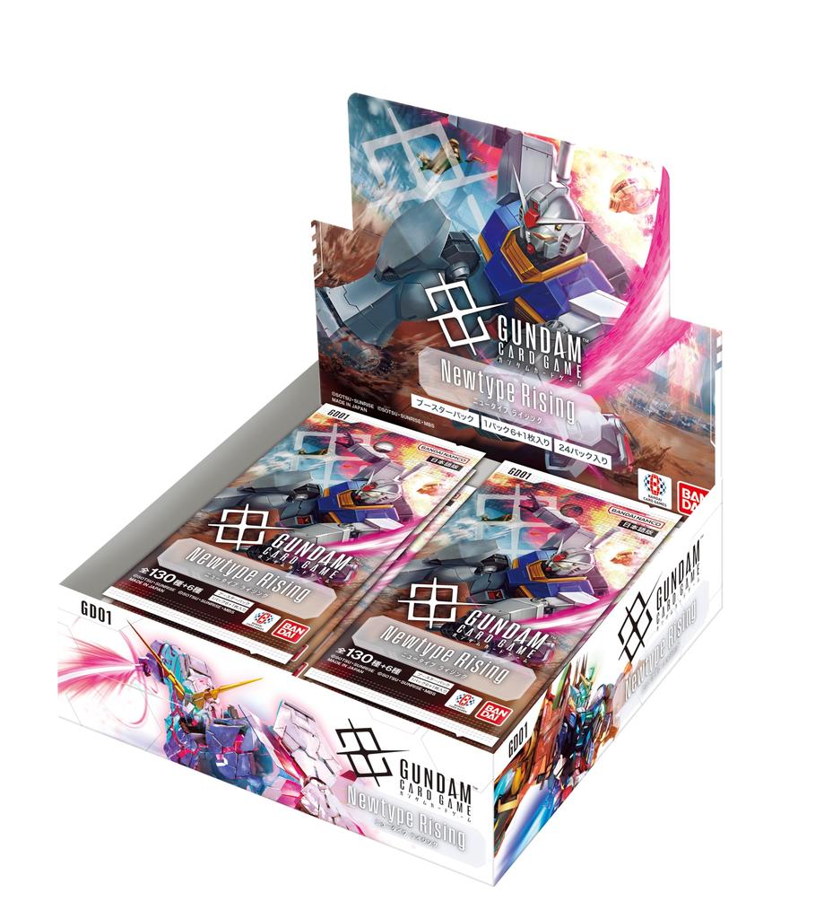Bandai Gundam Card Game Newtype Rising GD01 Booster Box 24 Packs