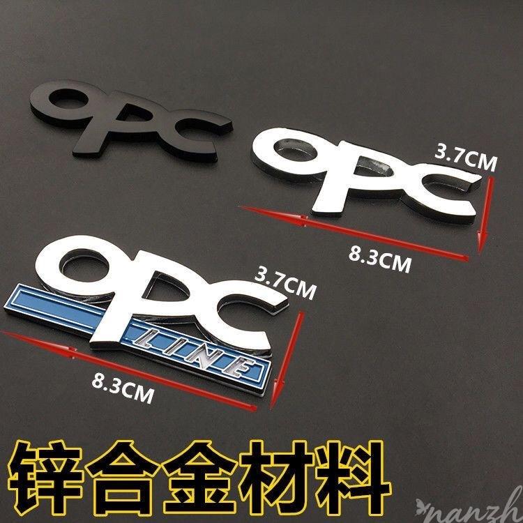 For Opel Astra J H Corsa Insignia Mokka Zafira Meriva OPC Car Automobile Metal Vehicle Body Rear Personalized Decorative Sticker