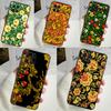 Русский узор Хохлома Цветок для Samsung Galaxy M55 M15 M13 M33 M53 M20 M30s M31s M12 M32 M52 M11 M51 M14 M34 M54 чехол